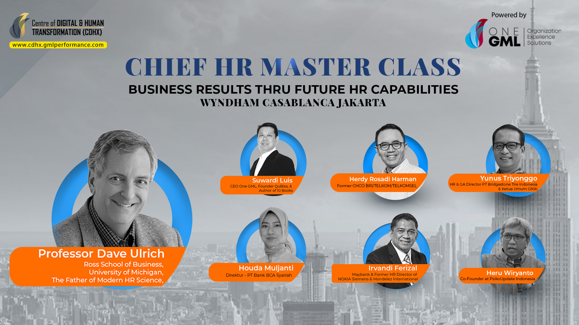 Chief HR Master Class Business Results thru Future HR Capabilities